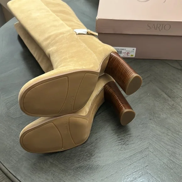 Franco Sarto Cassie Womens Zipper Round Toe Knee-High Boots - Picture 4 of 7